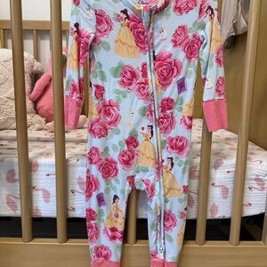 Posh Peanut Disney Belle One Piece Pajamas